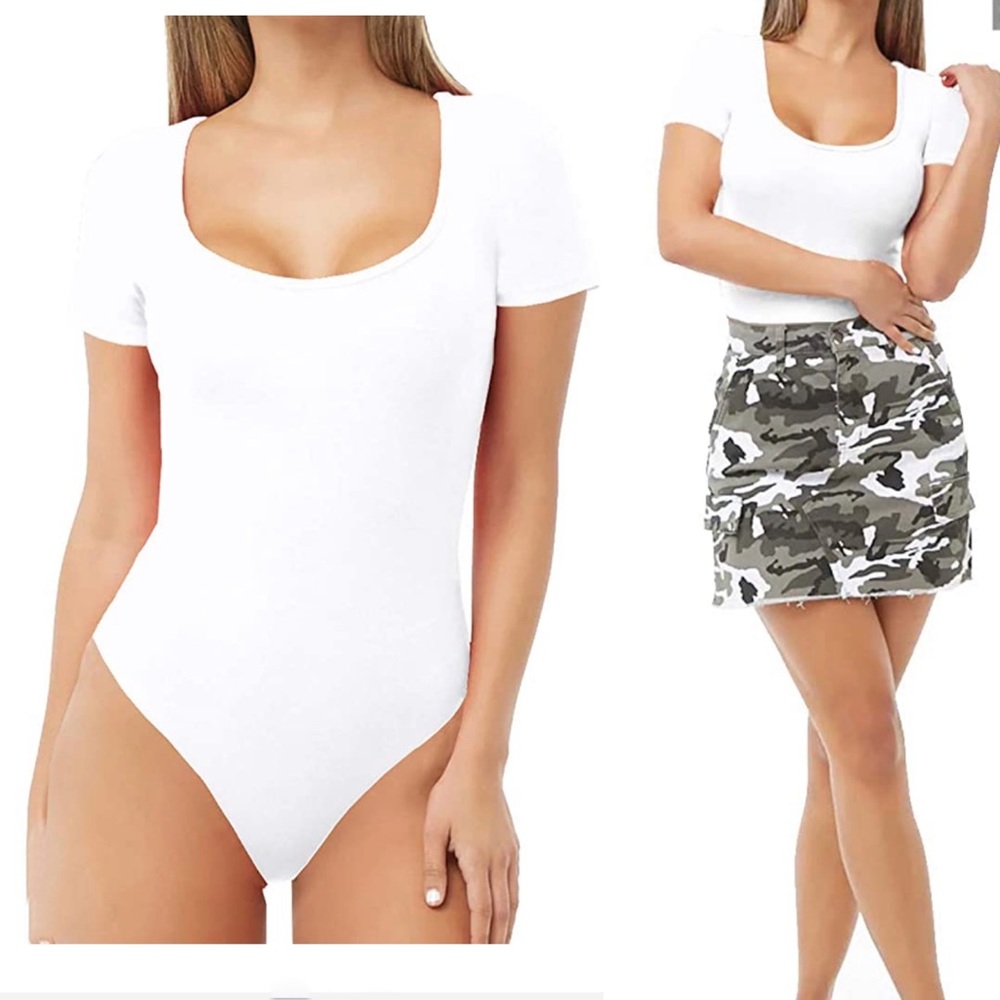 NWT Mangdiup Scoop Neck Bodysuit